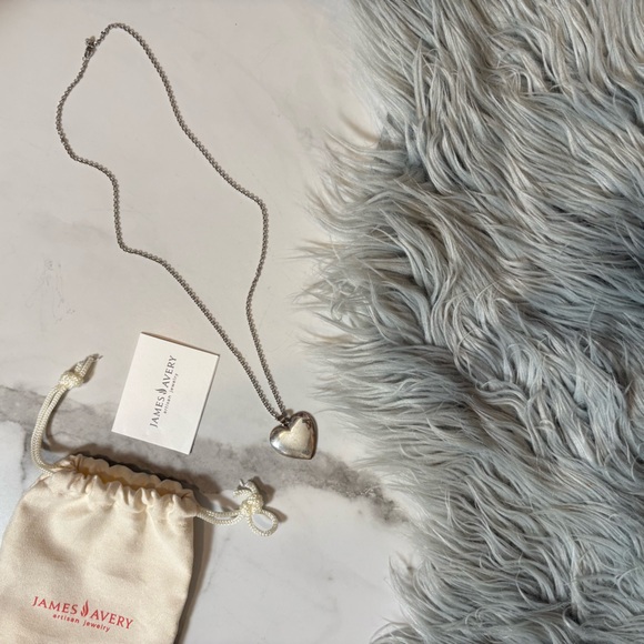 James Avery retired lasting love tree of life in heart pendant with chain in 925 - Picture 6 of 7